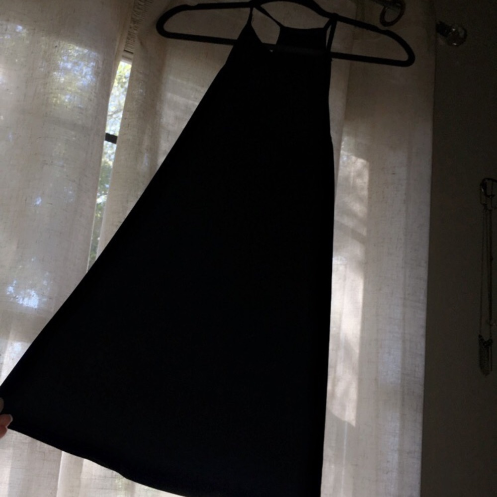 Black flowy dress